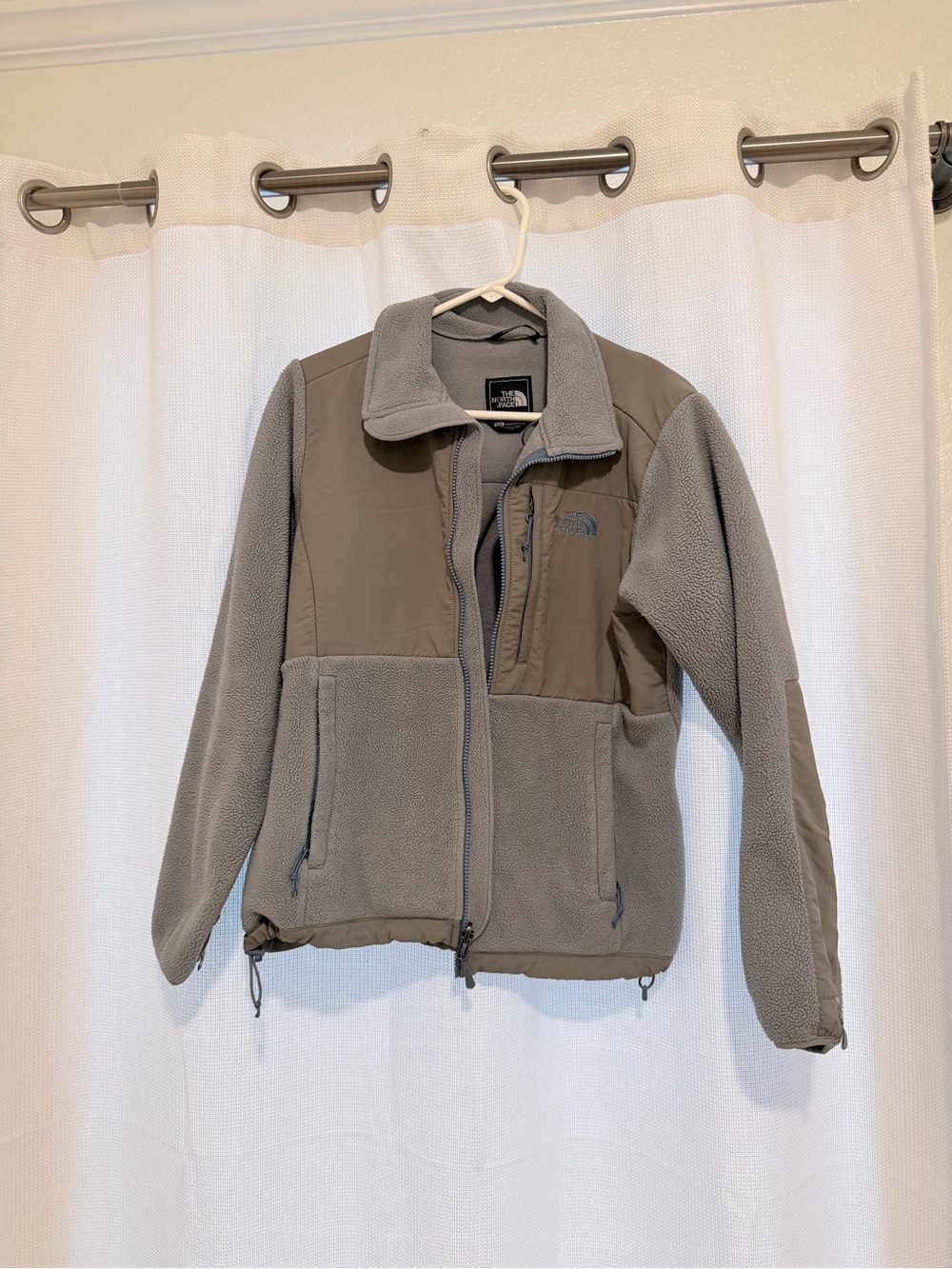 The North Face Ladies  Denali Gray Fleece Jacket -